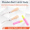 Bent  Hook Crochet Needle Hook, Include Wooden Bent  Hook Plastic Curl Crochet Needle for Hair Carpet Making 6