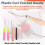 Bent  Hook Crochet Needle Hook, Include Wooden Bent  Hook Plastic Curl Crochet Needle for Hair Carpet Making 5