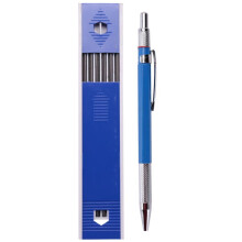 Welders Pencil with 6Pcs Round Refills, 2.0 mm Mechanical Pencil for Pipe Fitter Construction Woodworking