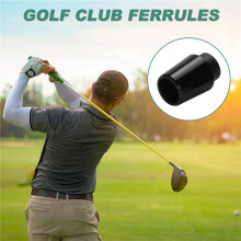 12Pcs Ferrules Compatible with Irons 0.370 Inch Tip Irons Shaft Club Shafts Sleeve Adapter