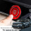 Car START Engine Button Cover Stop Key Ignition  Sticker Trim for  Carnival KA4 2021 2022 Silver 2