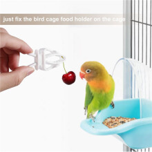 6Pcs Vegetable Clip for Birds Bird Cage Feeder for Vegetable and Fruit Feeding
