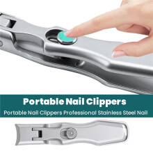 Tragbare Nagel Knipser Professionelle Rostfreier Stahl Nagel Knipser Reise Finger Nagel Schneider Trimmer Maschine Zehen Nagel