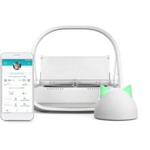 SUREFEED Distribuidor de comida con chip electrónico conectado - Blanco (Entregado sin el Hub)