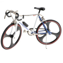 1:10 Scale Alloy Diecast Racing Bike Model Replica Bicycle Toy Blue Wh
