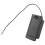 9V Flat Mount Guitar Active Pickup Batterilock HåLlbox BatteriföRvaringsväSka för Elgitarr BastillbehöR 1