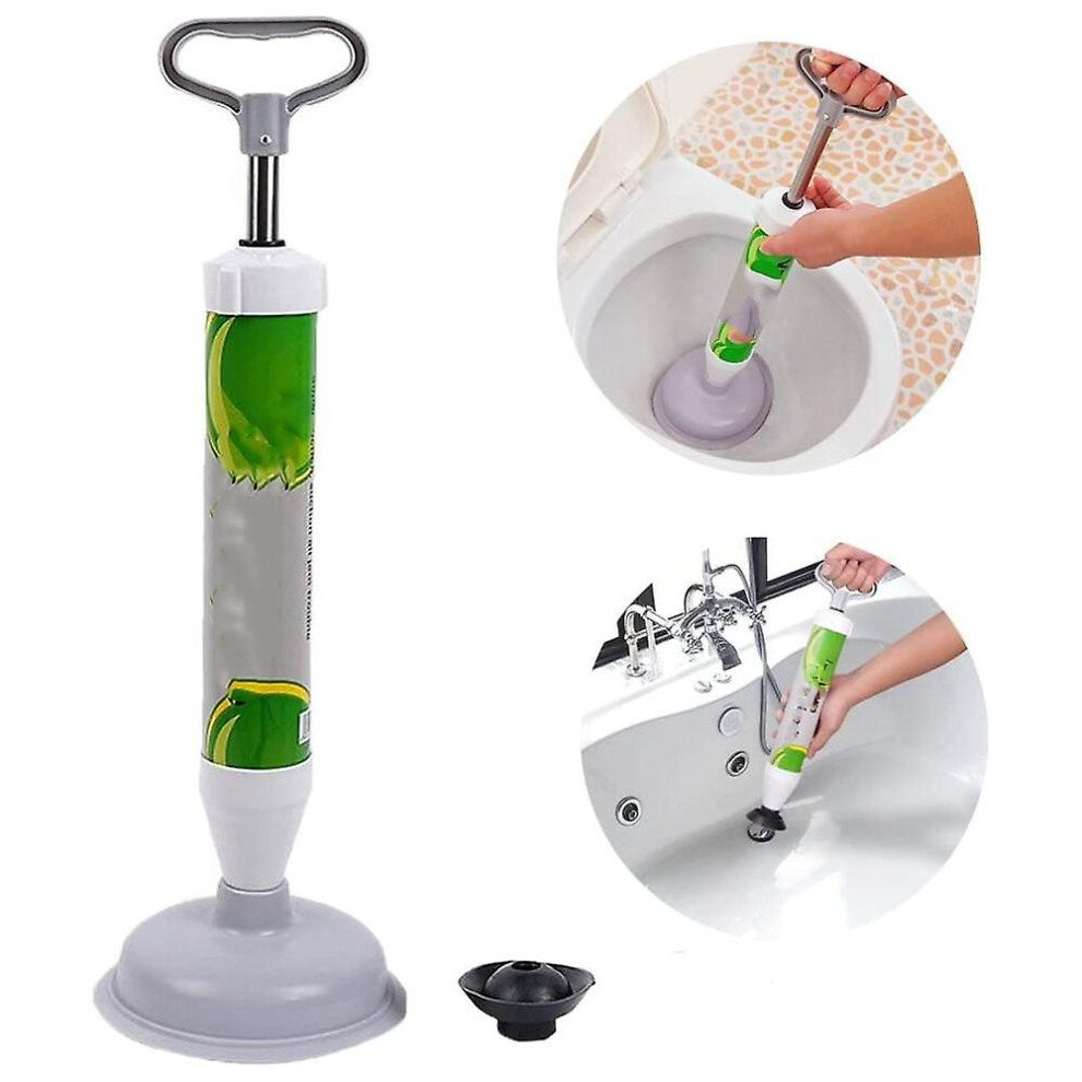 (As Show, One Size) Powerful, High Pressure Plunger For Bathrooms, Toilets, Tubs, Showers 4632228999185