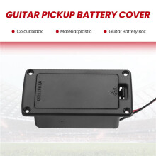 9V Flat Mount Guitar Active Pickup Battery Cover Hold Box Battery Storage Case for Electric Guitar Bass Accessory
