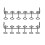 2 Pcs Screwdriver Holder Pegboard Multi-Tool Holder Accessory Pegboard Accessories Multi-Ring Tool Holder for Pegboard 1