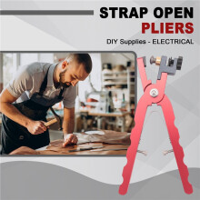 Leather Watch Bracelet Cutting Plier for Straps to Fix Catches Spring Bar Hand Tool Pliers Red Straight