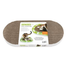 CAT IT Ovaler Kratzbaum Senses 2.0 - Für Katzen 24,4cm x 48,8cm x 3,5cm