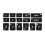 For- A4, B6, B7 2000-2004 AC Climate Control Button Repair Decals Sticker 1