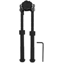 High Quality Rifle Bipod Sturdy Aluminum Build Lightweight Tactical Support With Quick Detach System360Degree Rotation Telescopic Legs For Terrain