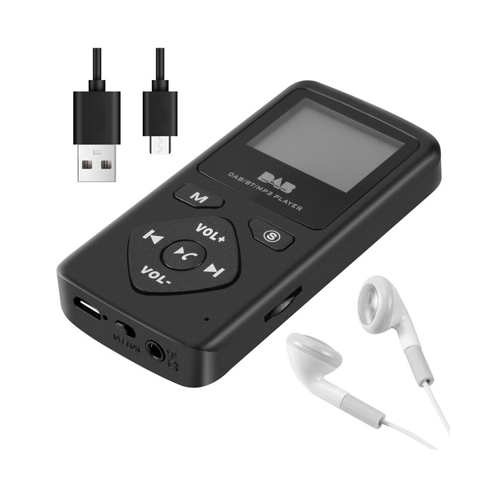 Dab/Dab Digital Radio 4.0 Personal Pocket Fm Portable Radio Earphone Mp3 Micro-Usb For Home 6033968197639