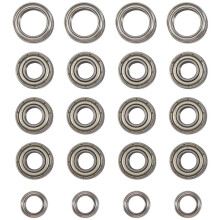 20Pcs Bearing Kit for TT01 TT-01 TT01D TT01E TT01R DF02 1/10 RC Car Upgrade Parts