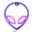 Φως νέον Alien Led για τον τοίχο του υπνοδωματίου, πινακίδες νέον με απαλές λάμψεις 1
