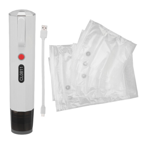 Sacos a vácuo portáteis e compactos, compatíveis com sous vide, reutilizáveis e extra resistentes em ABS para armazenamento e transporte de