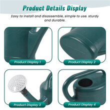 Gardening Watering Can Plastic Capacity with Long Nozzle Watering Pot for Balcony Vegetable Planting Flower Sprinkling