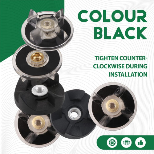 4 Plastic Gear Base + 2 Rubber Gear for Magic 250W Blender Replacement Spare Parts 2
