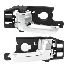 Front or Rear Left Passenger Side Interior Inner Door Handle for 2005-2010 Sportage 82620-1F000 RH Black+Chrome
