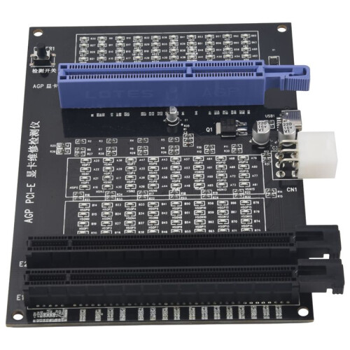 AGP PCI-E X16 Dual-Purpose Socket Tester Display Image Video Card Checker Tester  Card Diagnostic Tool