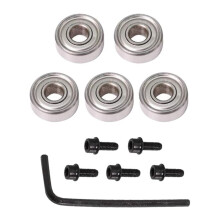 Top Bearing Router Bit Cutter Bearing Set Bearing Accessories Kit Inner 4.76mm Outer 12.7mm