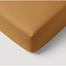 Matratzenbezug - P'TIT DODO - 60 x 120 cm - Jersey - Karamell