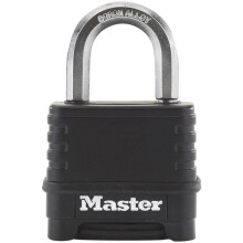 Master Lock Excell zinco 57 mm combinação cadeado preto M178EURD