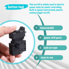 1PCS FA2-6/1BEK 250V 6A 5E4 Lock Power Tool Electric Drill Trigger Electric Tool Fittings