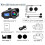 Q58 Max Motorcycle Helmet  Intercom IP65 Waterproof Intercom Distance 500m Multi-Scene Mixed Music Sharing 7