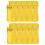 Auto Needle Threader for Hand Sewing, New Simple Needle Threader, Easy to Use Needle Threaders Tool,Yellow 10pcs 1