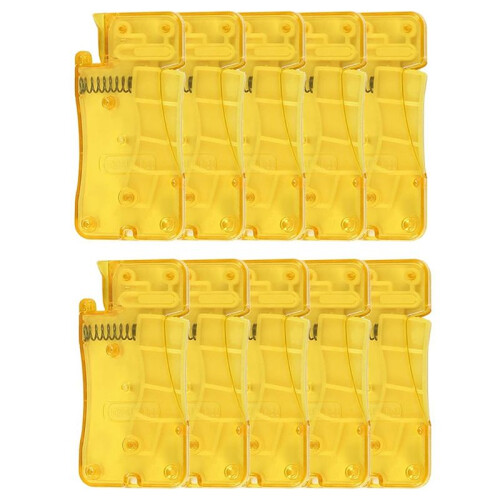 Auto Needle Threader for Hand Sewing, New Simple Needle Threader, Easy to Use Needle Threaders Tool,Yellow 10pcs