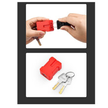 2Set Plug Lock-Electrical Cord Plug Lockout Device,Electrical Shutdown Service Fits U.S Standard 2 and 3-Pronged Plugs