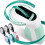 Embossing Label Maker E975 3D Embossing Label Printer Machine with 6 Rolls Emboss Tapes, Handheld Embosser, Green 1
