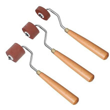 Printmaking Brayer Rubber Brayer Roller Paint Brush Ink Applicator Art Oil Painting Tool for Printmaking (3Pcs)