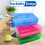 6 Pack Plastic Pencil Boxes Case Bulk Assorted Colors Capacity Pencil Box Clear Pencil Case with Lid Snap Closure 3