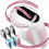 Embossing Label Maker E975 3D Embossing Label Printer Machine with 6 Rolls Emboss Tapes, Handheld Embosser, 1