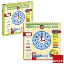 Uhr Kalender - GOULA - Lernen der Monate, Jahreszeiten, Tage und Stunden