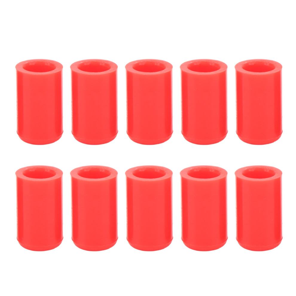 10Pcs 12Mm Silicone Intake Vacuum Hose Cover Caps For 12Mm Universals Red 9341372065541