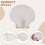 15 PeçAs Natural Sea Shell  Branco, Conchas de Vieira de 4-4,7 Polegadas para Artesanato DIY, Servir Comida, Assar e Mais 6