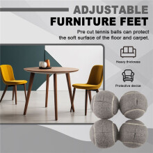 4PCS Tennis Balls for Furniture Legs and Floor Protection