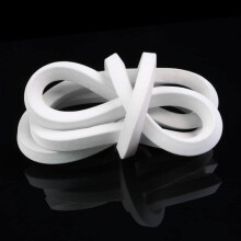 1 m White Square Silicone Sponge Strip, Silicone Foam Rubber, Heat Resistant, Antifreeze, for Doors, Windows, Seal, Sealing Strips (6 x 6 mm)