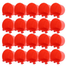 20 Unidades Alimentadores Coelho para Galinhas para Gaiola, Copo Suspenso Alimentador de áGua para Frango, Tigela Sementes de Alimentadores PáSsaros