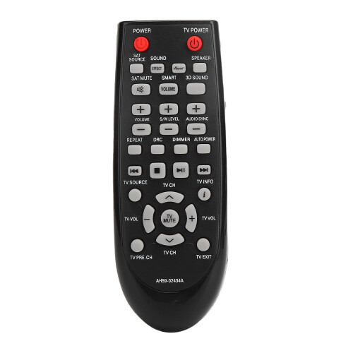Barre de son Samsung améliorée, télécommande universelle, facile à prendre en main et à utiliser, préprogrammée pour une utilisation