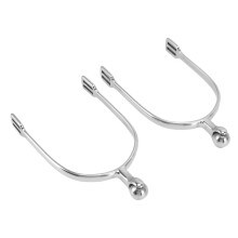Stainless Steel Western Horse Spurs 15x8.5cm for Riding and Training
