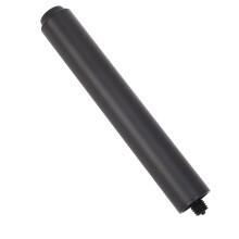8 Inch Aluminum Pool Cue Extension with Rubber Bumper for Billiards