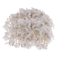 200pcs Plastic Hard Wall Hooks for Photo Picture Frame Hanging Accesso