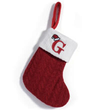 Gebreide kerstbrief kous Festival Home Decors Aangepaste-G