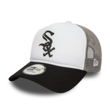 Chicago White Sox Cap Trucker Adjustable New Era Mens Logo Black