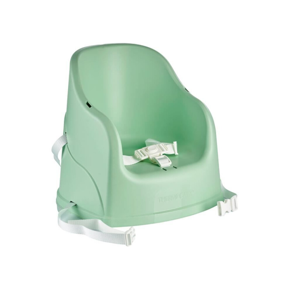 Tudi Chair Booster - For 6 To 36 Months - 3-Point Safety Harness - Celadon Green Thermobaby